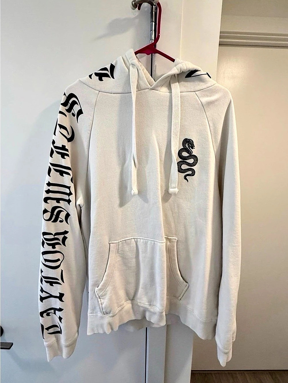 Taylor Swift Reputation Stadium Tour White Snake Hoodie